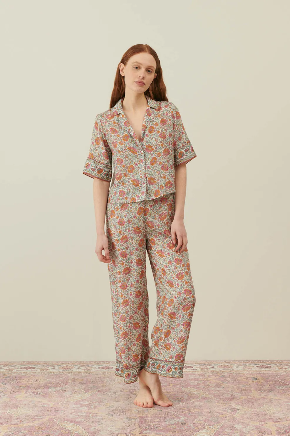 Bas De Pyjama En Soie Melycia*Louise Misha Discount