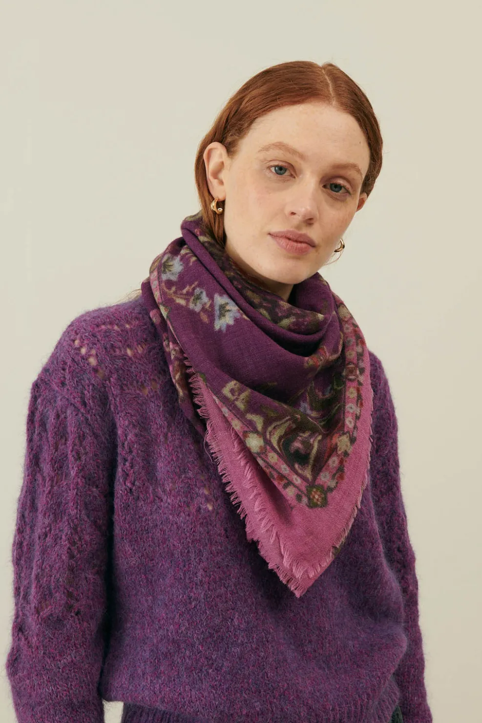 Écharpe En Laine Mekness*Louise Misha Discount