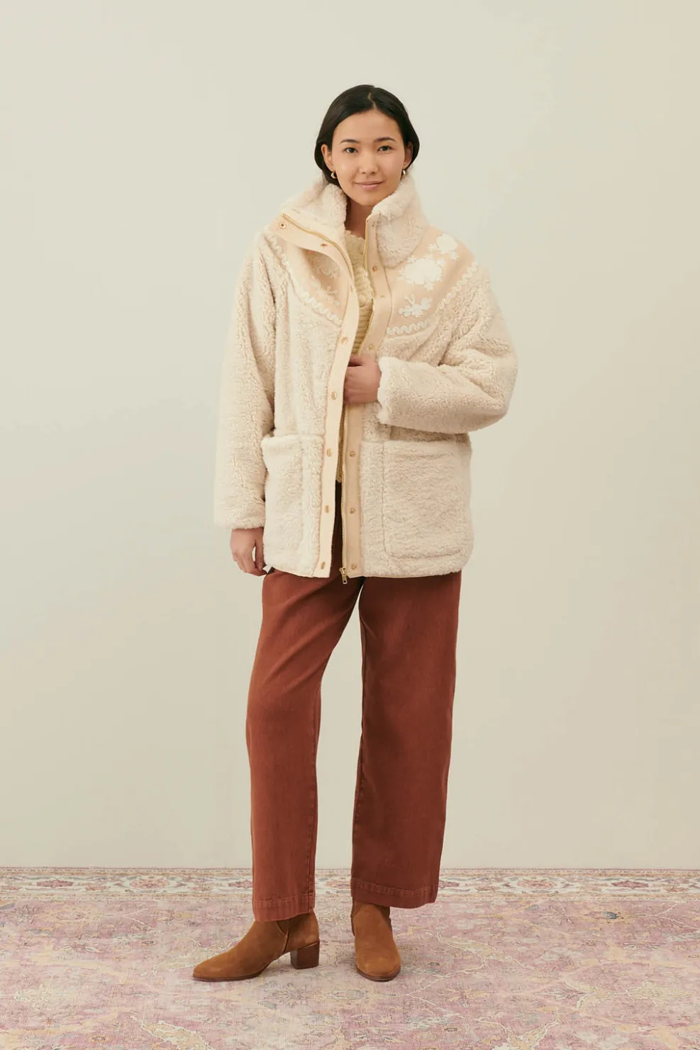 Manteau Rose*Louise Misha Fashion
